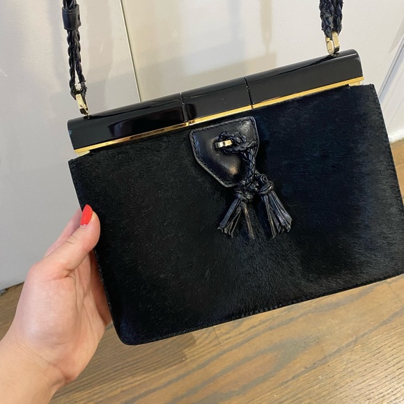 Tom Ford Black and Gold Shoulder Bag - Picture 1 of 6